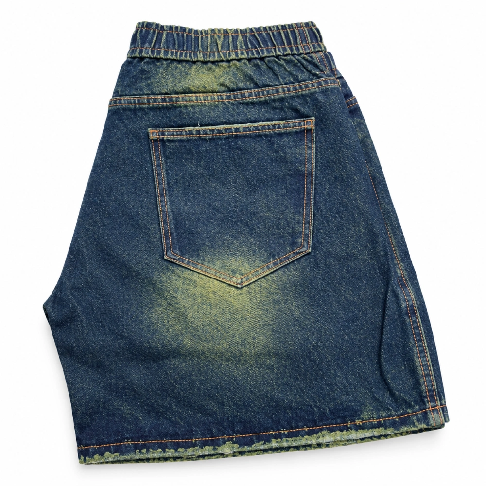 Washed LA Unisex Denim Short (1)