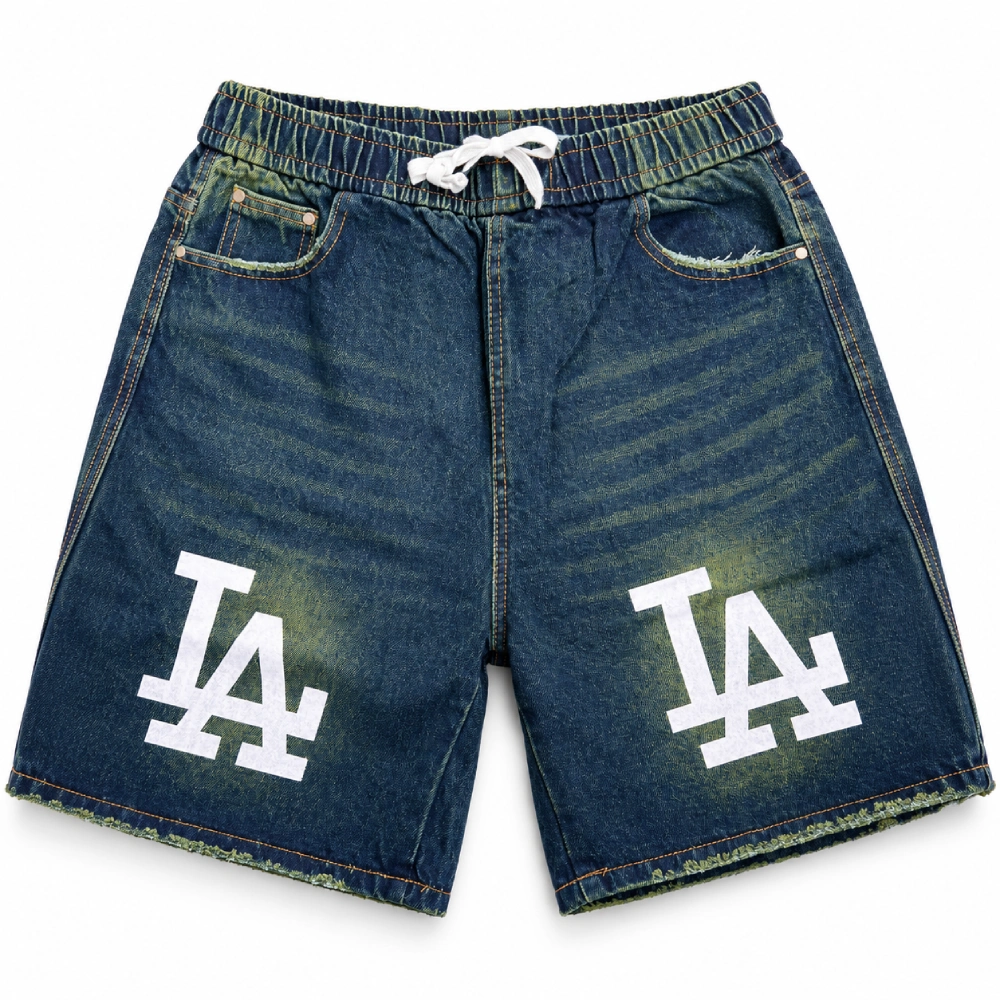 Washed LA Unisex Denim Short